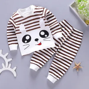 2-piece Stripes Pajamas & Pants for Children Boy