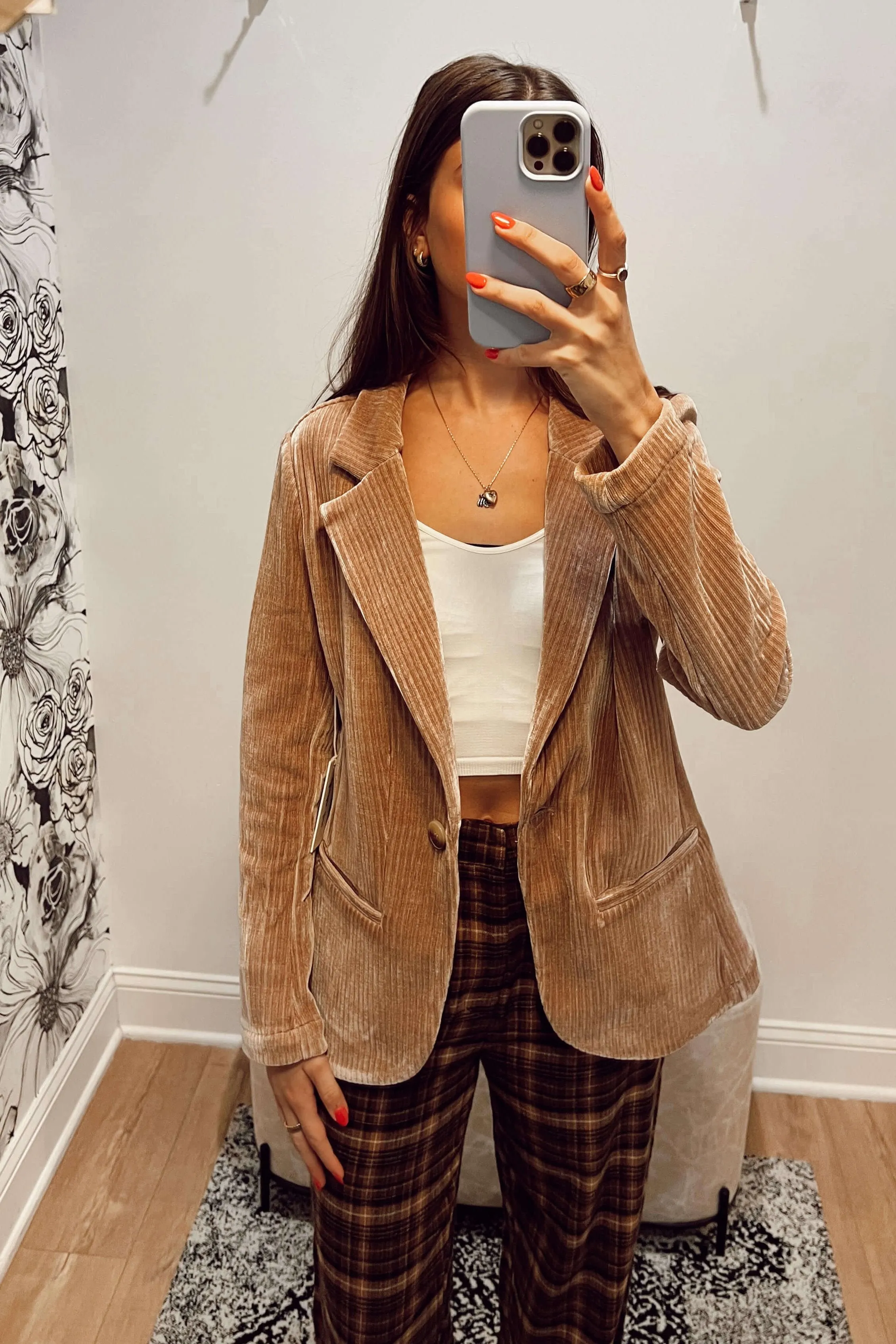 Another Love Aalyiah Corduroy Blazer