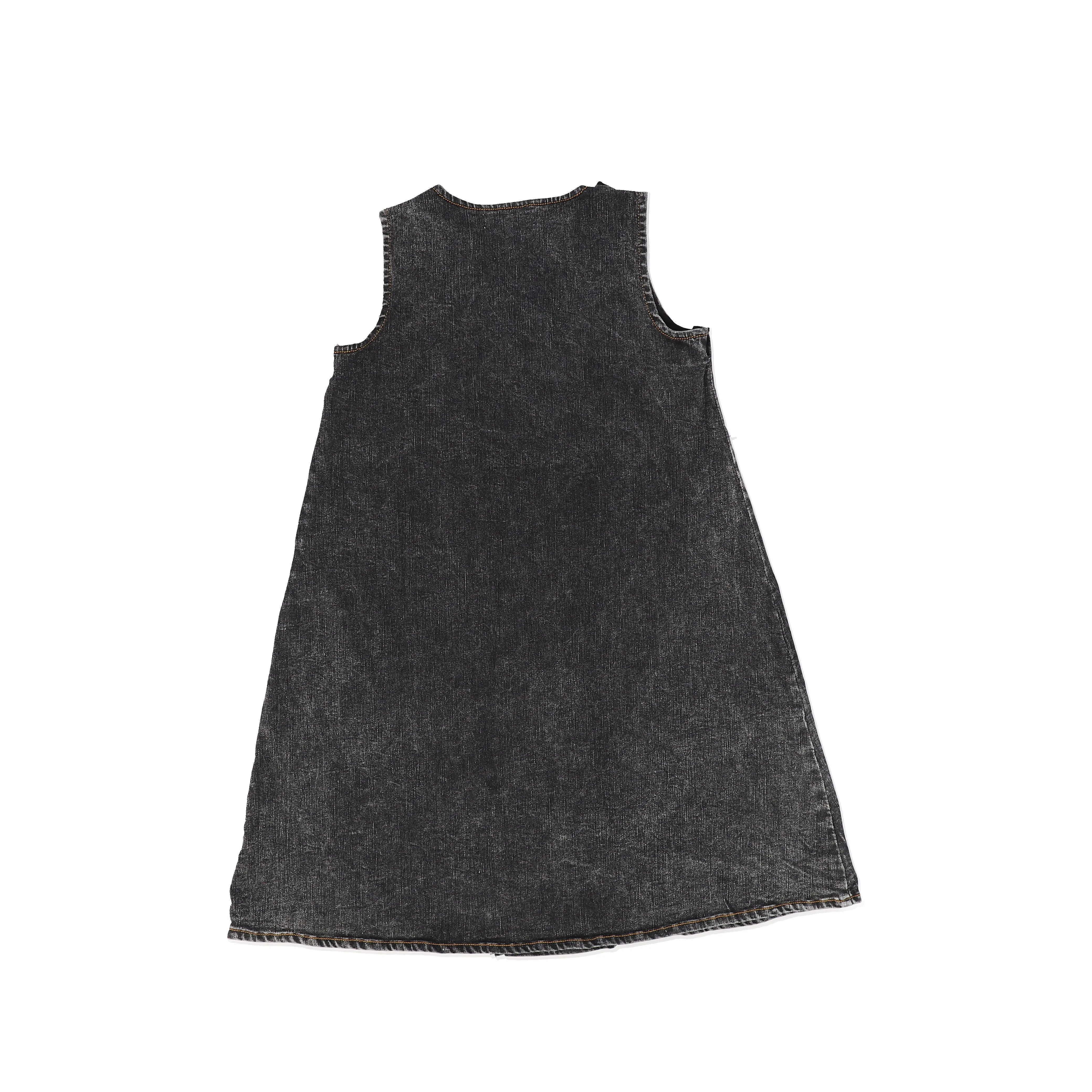 BACE COLLECTION BLACK DENIM FRONT PLEAT JUMPER