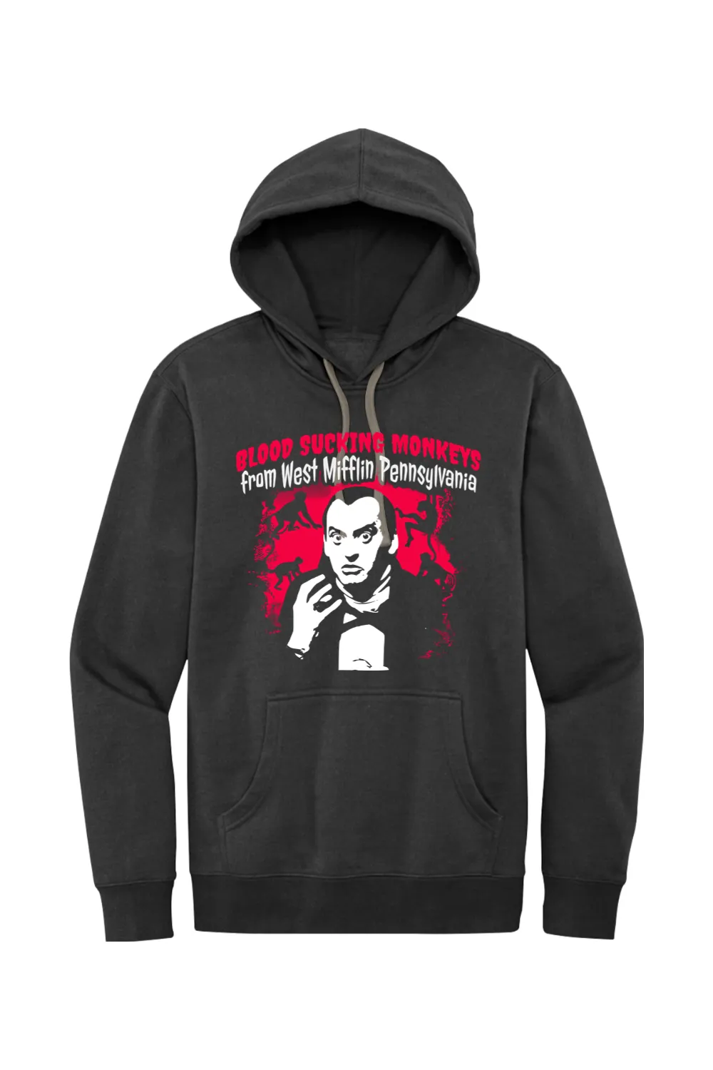 Blood Sucking Monkeys from West Mifflin Pennsylvania - Fleece Hoodie