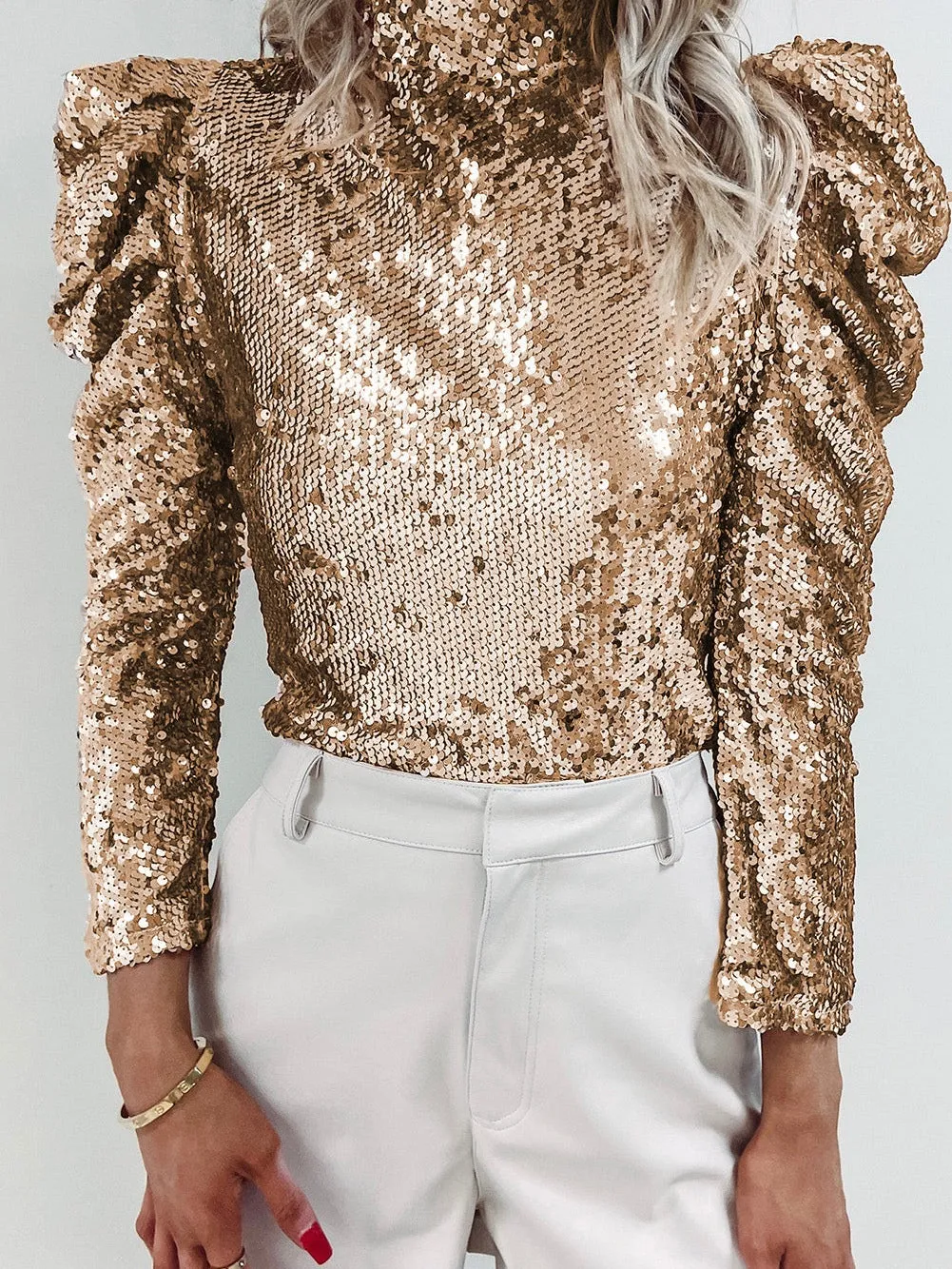 Bodycon Sequin Top