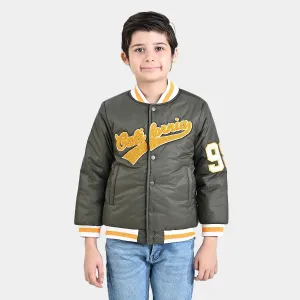 Boys Mix taffeta Quilted Jacket California-Royal