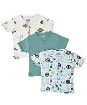 Buddy Kids Sky Half Sleeve Tee- Pack of 3