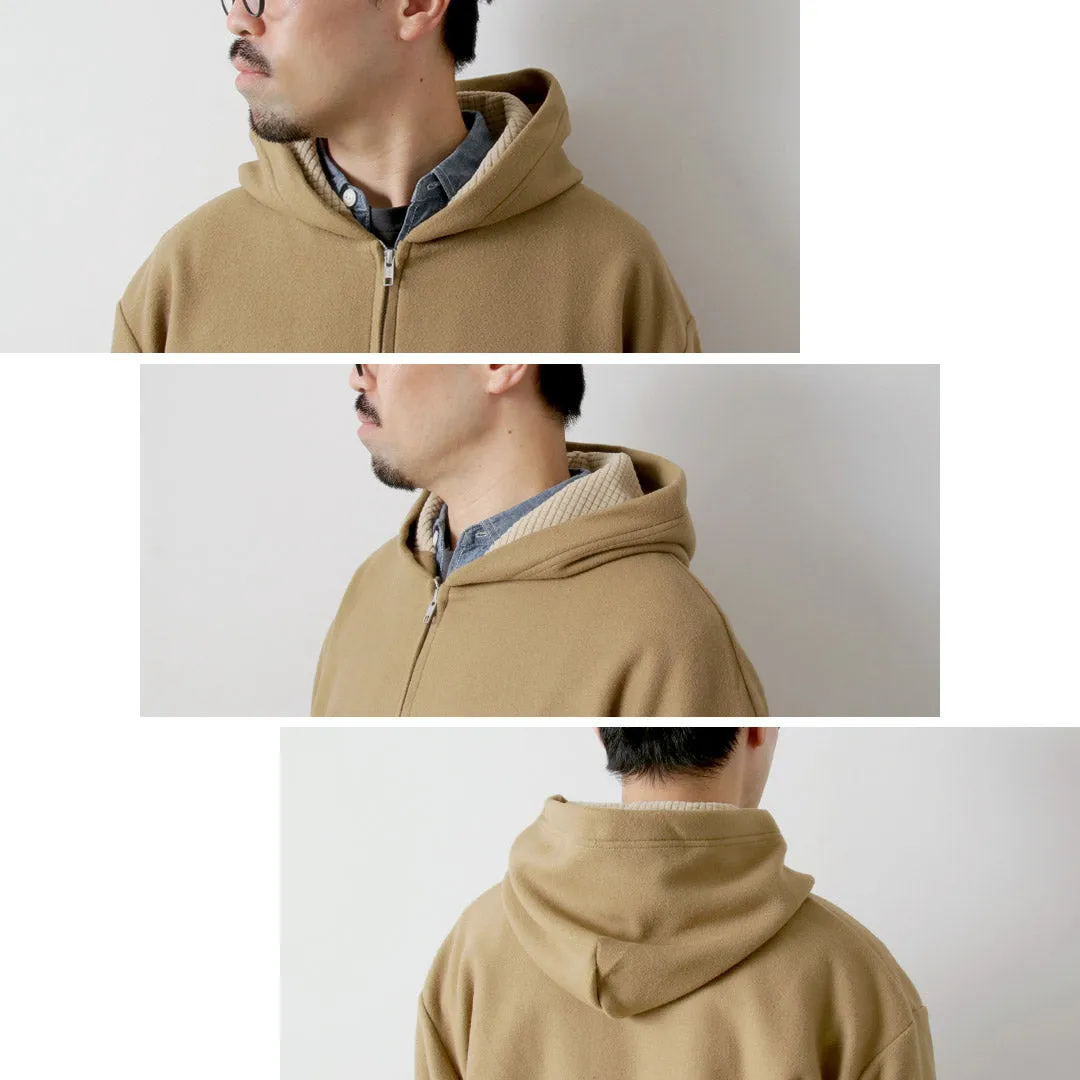 BURLAP OUTFITTER / Grid Fleece Lined Zip Hoodie