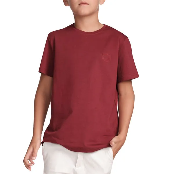 Easy Breezy Tee-Maroon