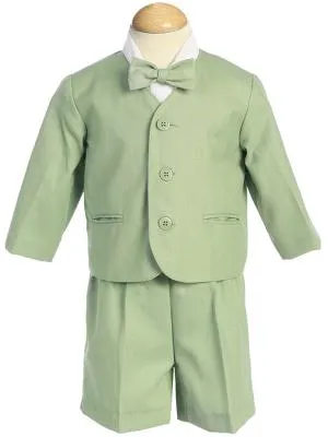 Eton and Shorts Style G740 - Pistachio Jacket  Shorts  Set