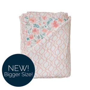 Floret   Trellis Classic Muslin Super Snuggle Blanket