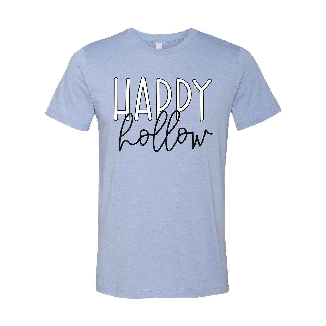 Happy Hollow Block Script Soft Tee