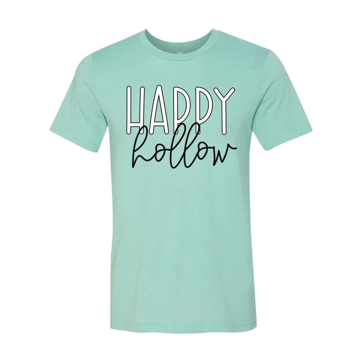 Happy Hollow Block Script Soft Tee