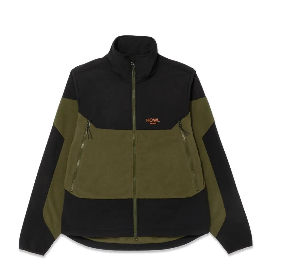 Howl Zip Polar Fleece - Army