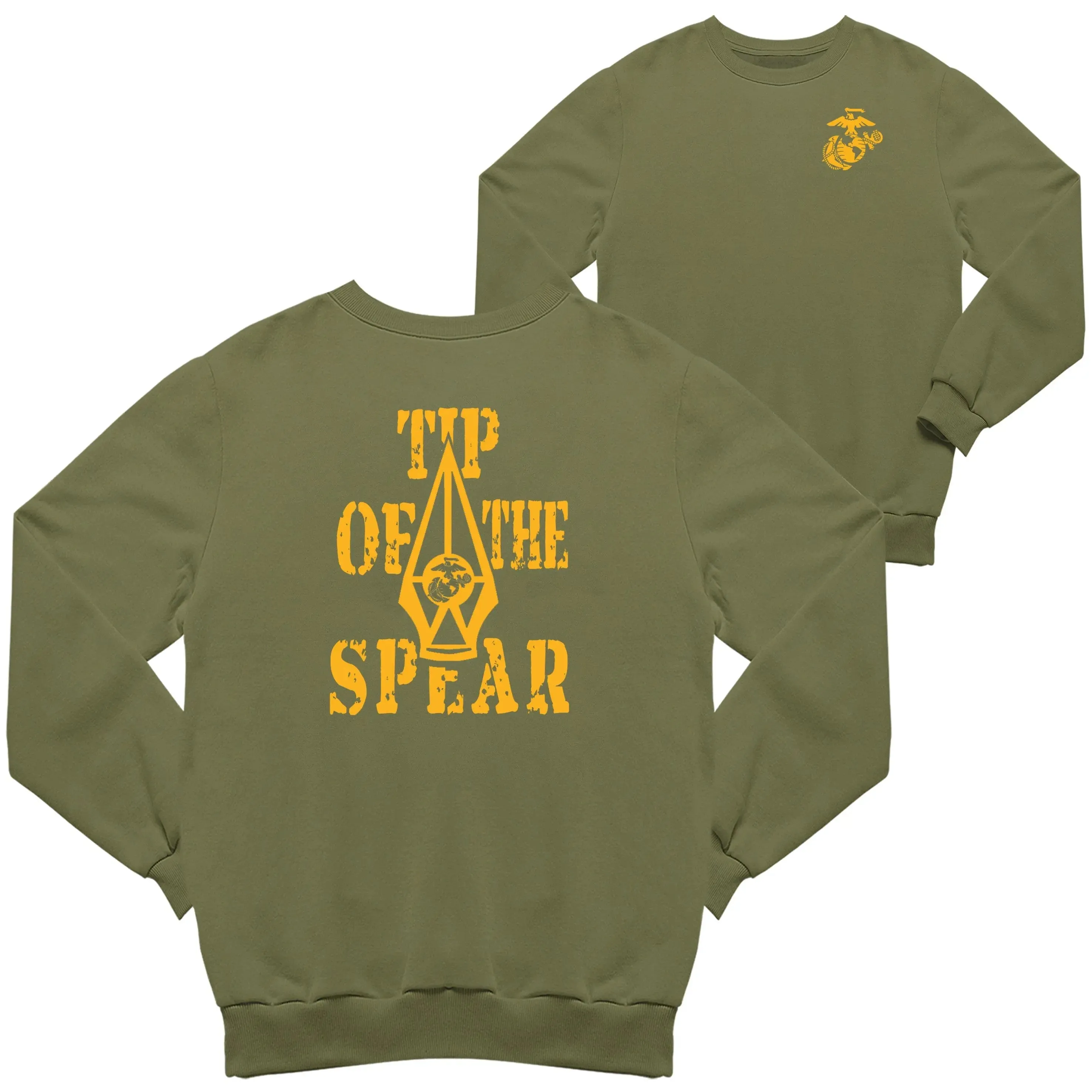 Marines Tip of The Spear 2-Sided Sweatshirt