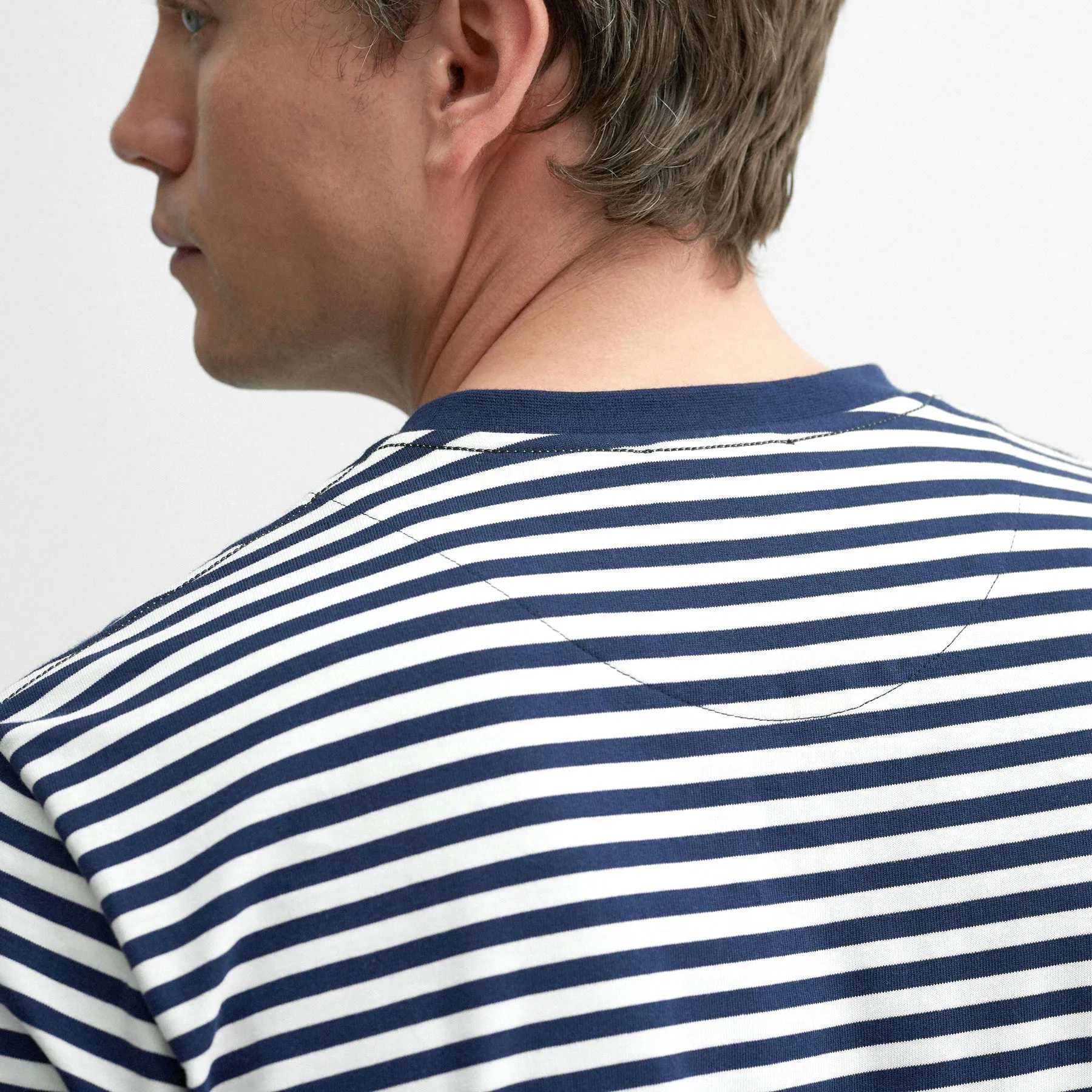 Markham Navy Stripe