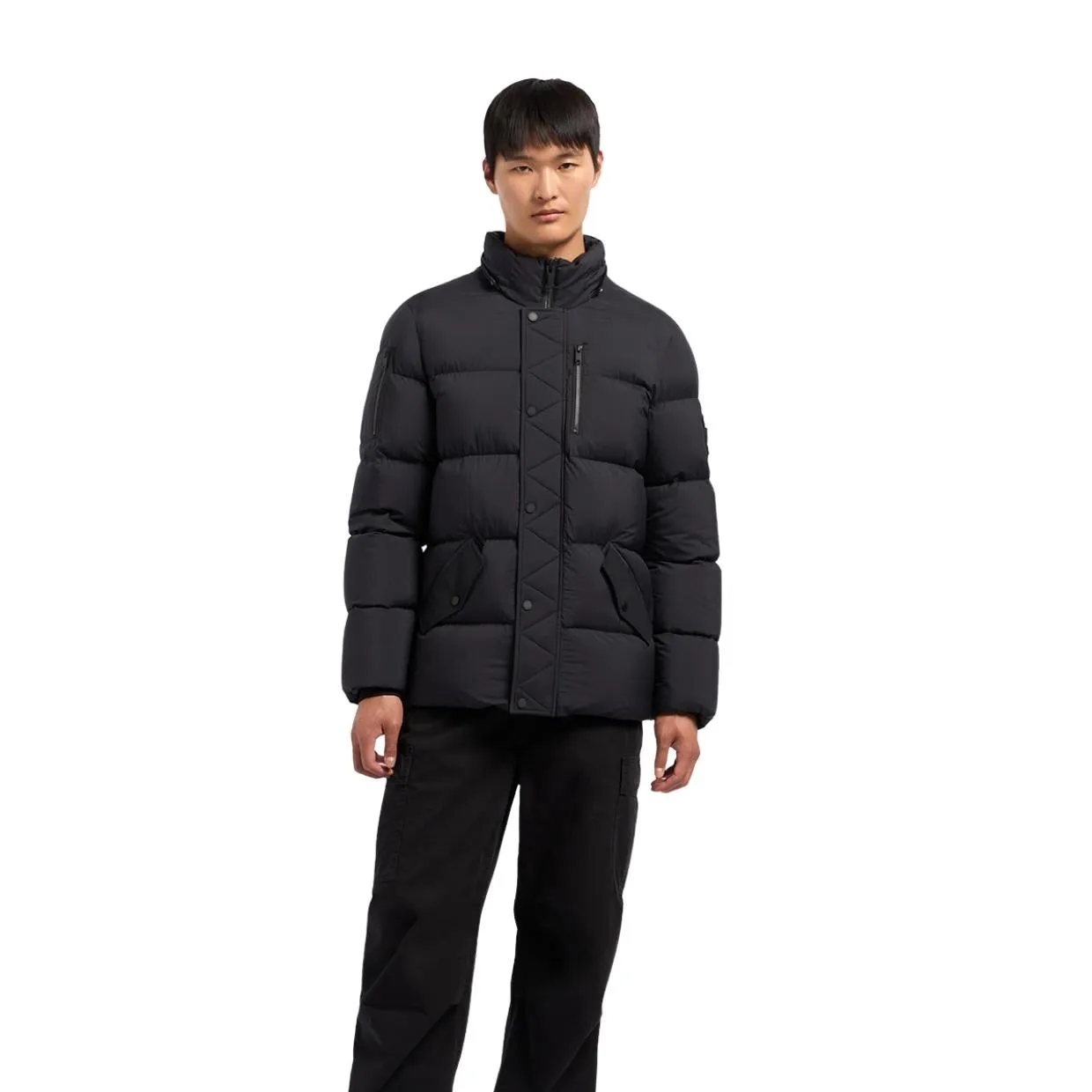 Moose Knuckle Everest 3Q Black Puffer Jacket