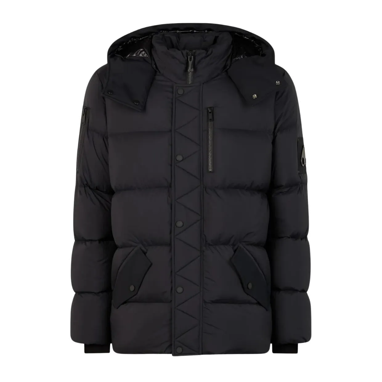 Moose Knuckle Everest 3Q Black Puffer Jacket