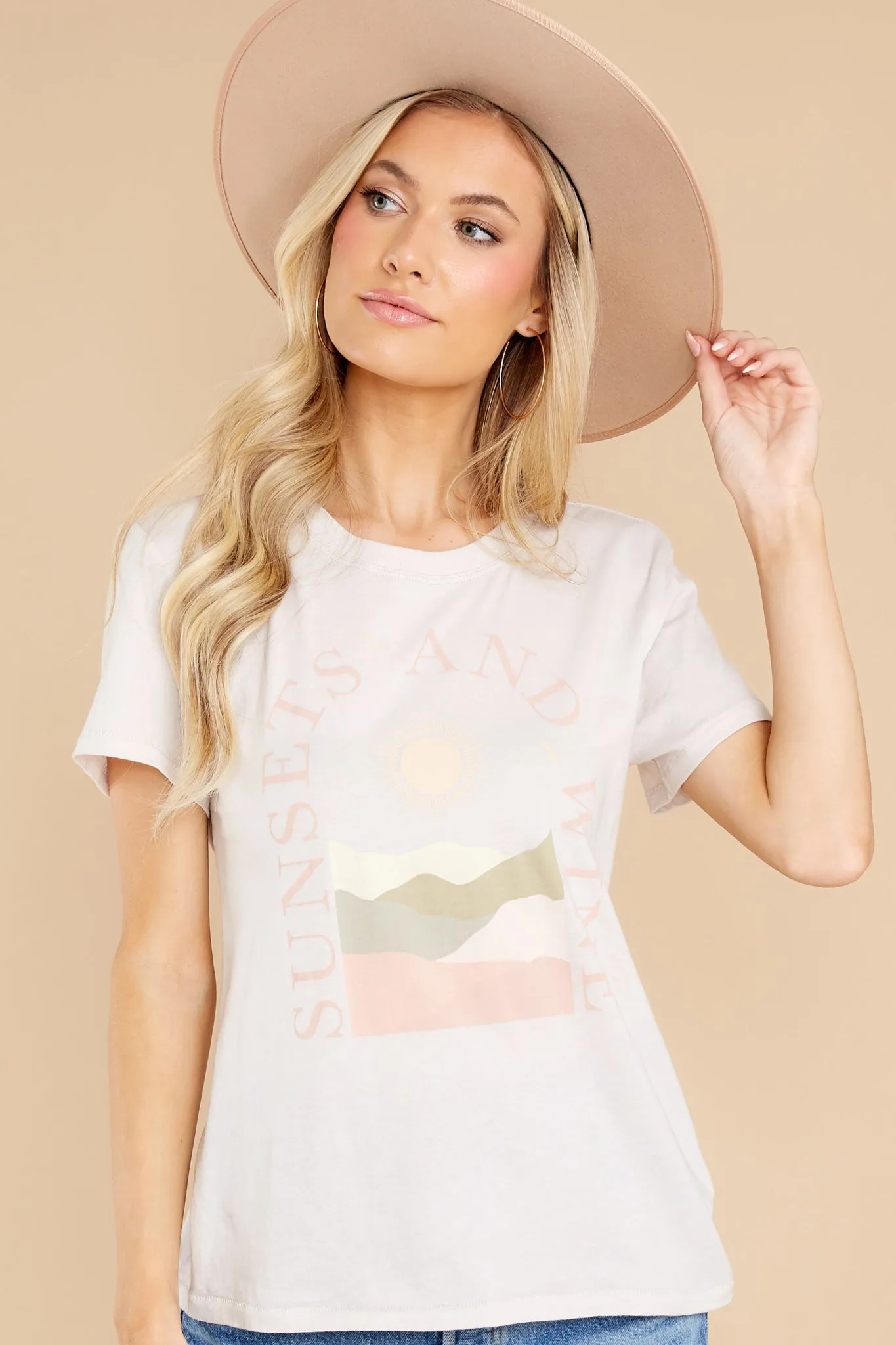 Organic Pumice Easy Sunsets Tee