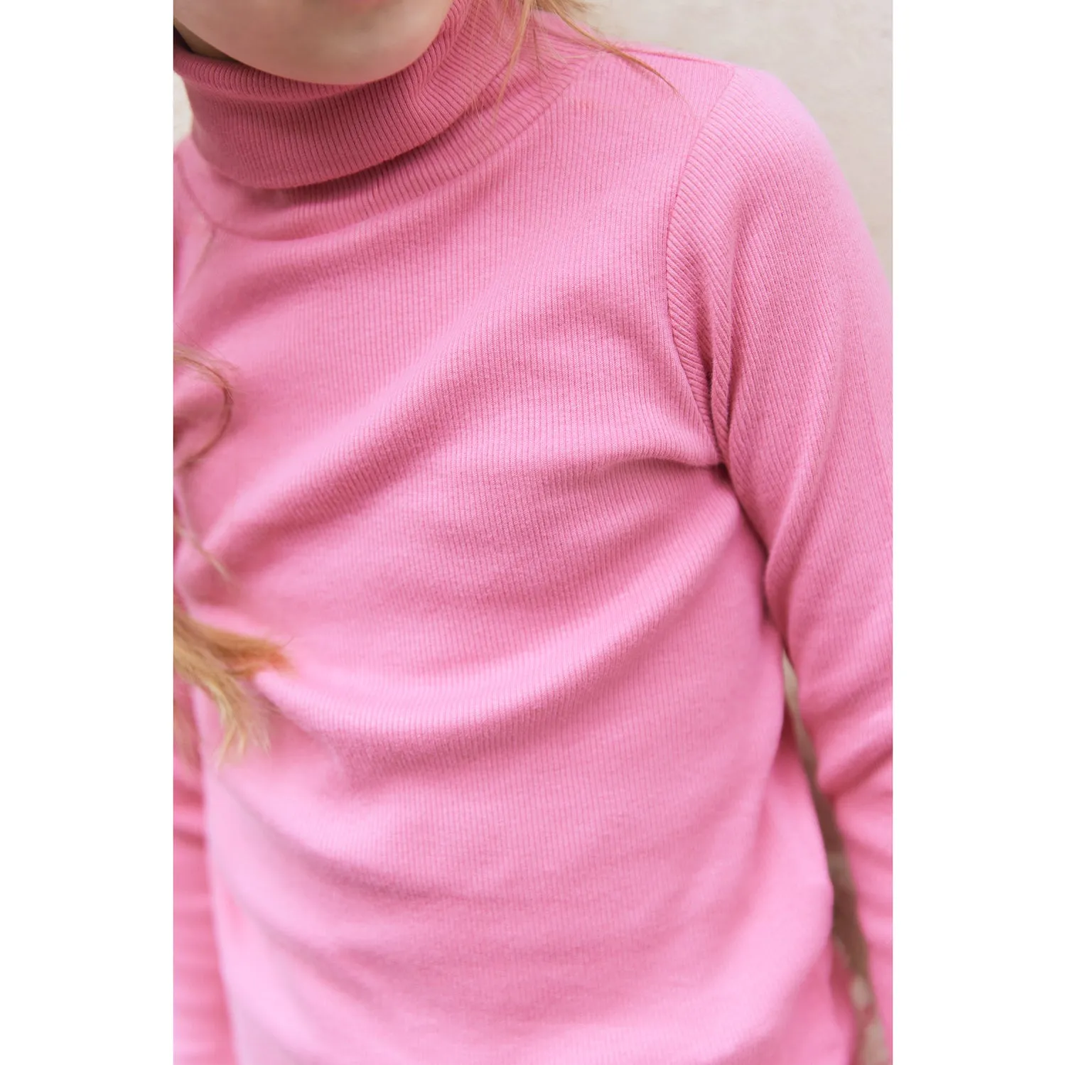 Peony Pink Titou Soft Turtleneck