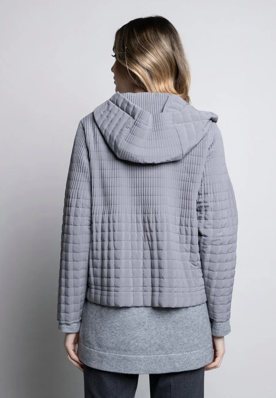 Pleated Hooded Jacket