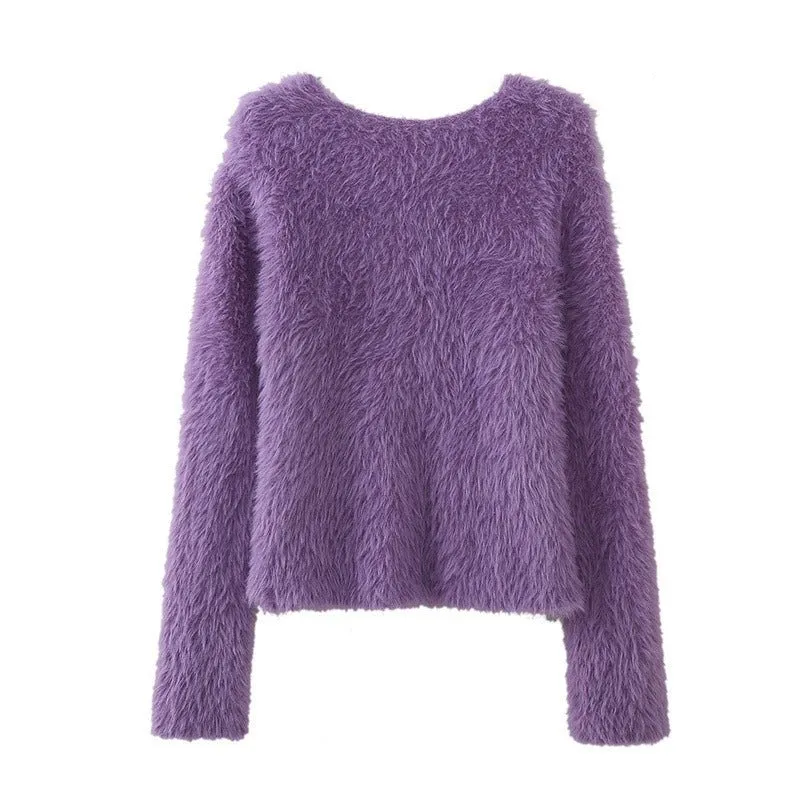 Pre Order:  Cozy Mohair Knit Sweater