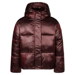 Save The Duck Ili Burgundy Black Jacket