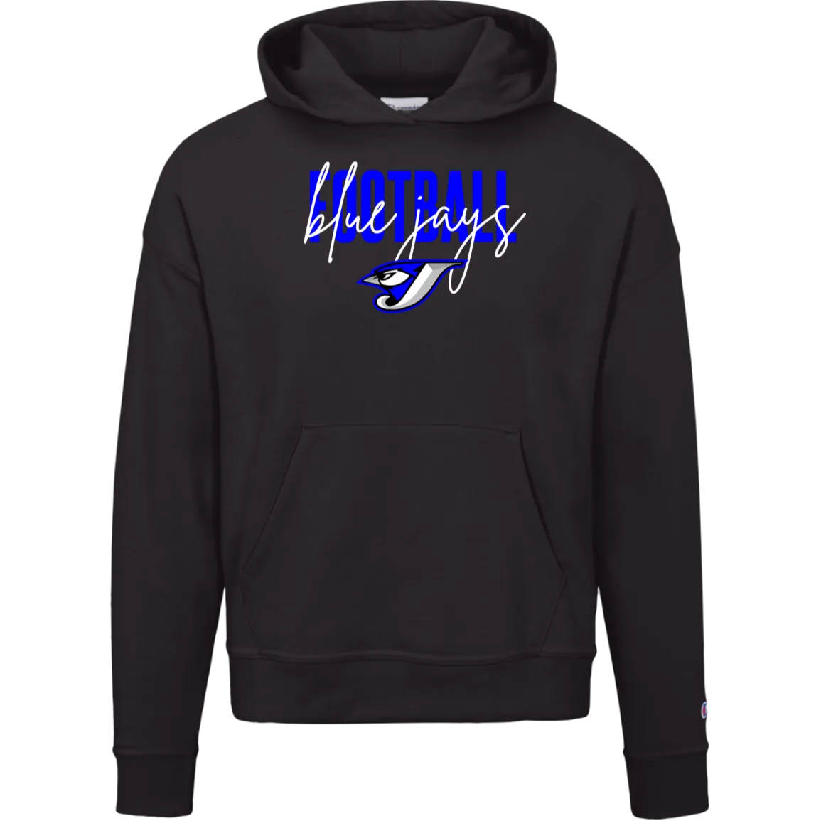 Script Football S760 Champion Womens Powerblend Hoodie