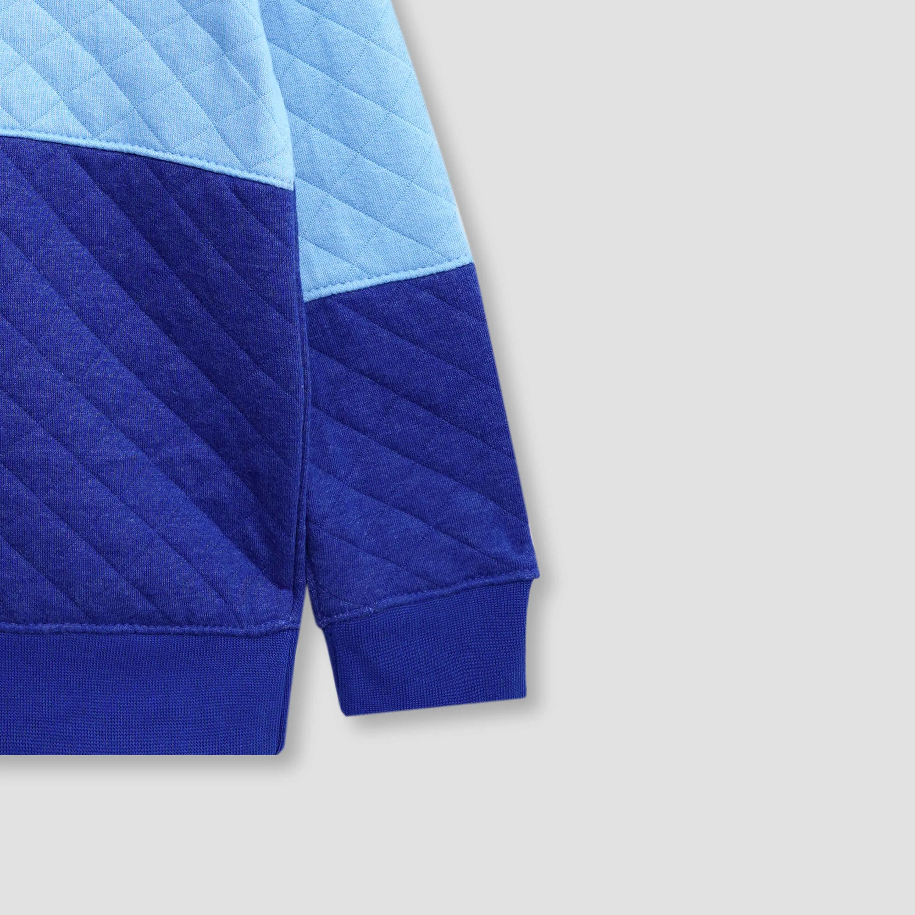 Sky/Dark blue quilting Sweatshirt for Kids