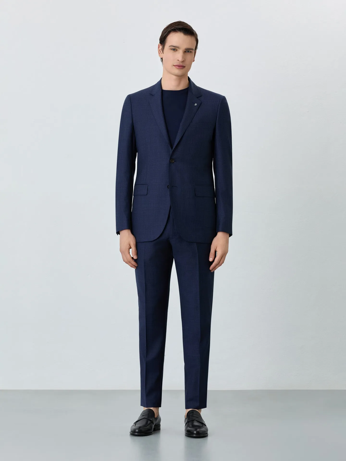 Slim Fit Premium Suit In Super Fine Wool