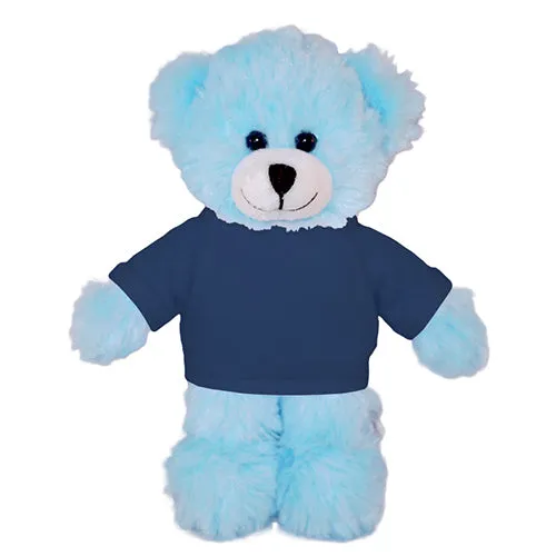 Soft Plush Blue Teddy Bear with Tee