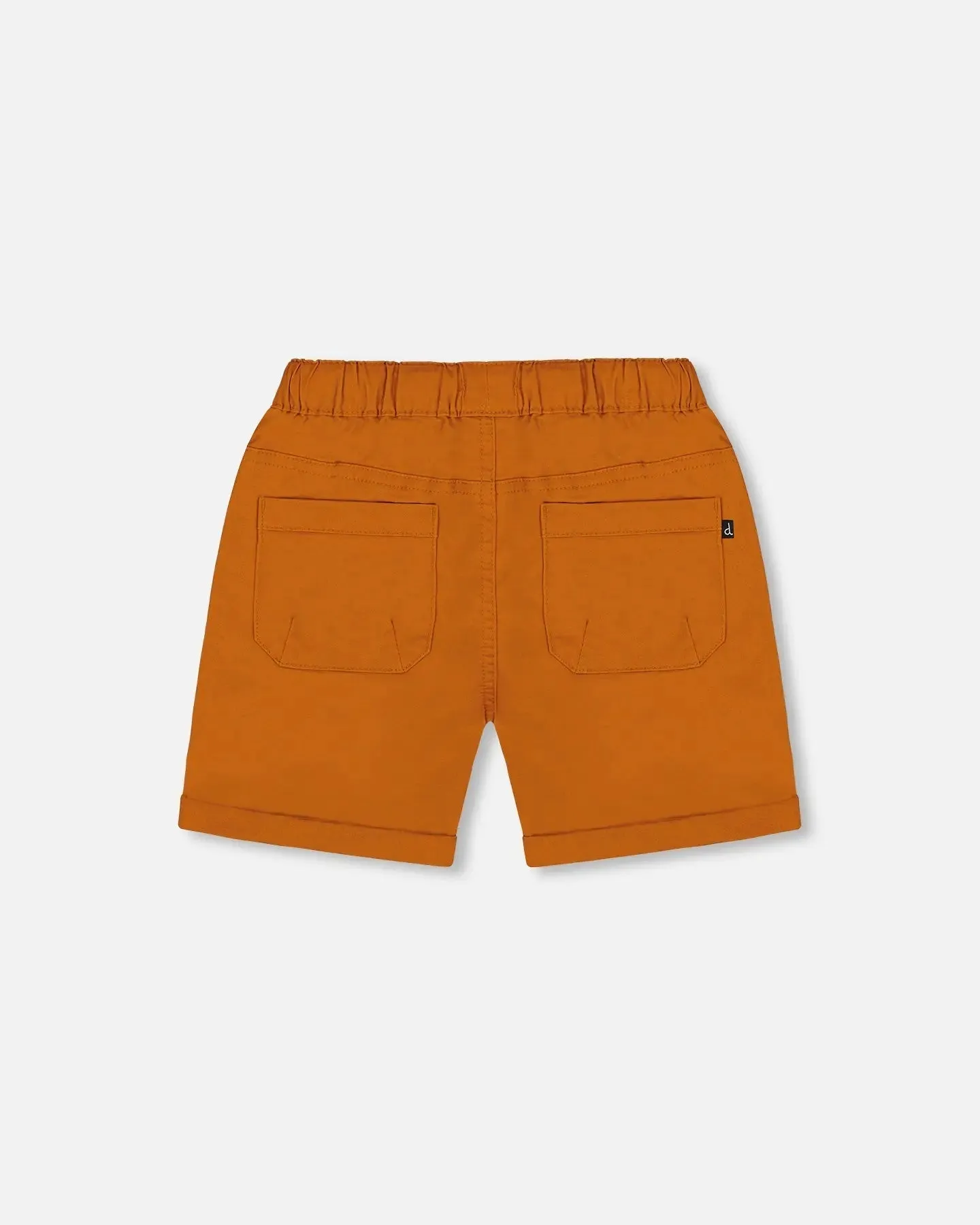 Stretch Twill Short Vibrant Orange