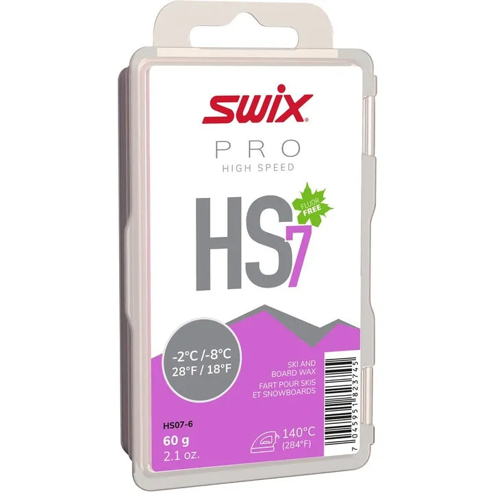 Swix Pro High Speed HS7 Violet -2C to -8C Wax