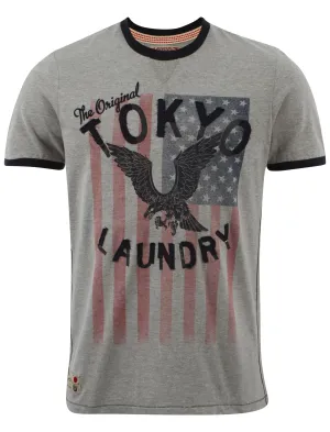 Tokyo Laundry Port Vincent light grey T-Shirt