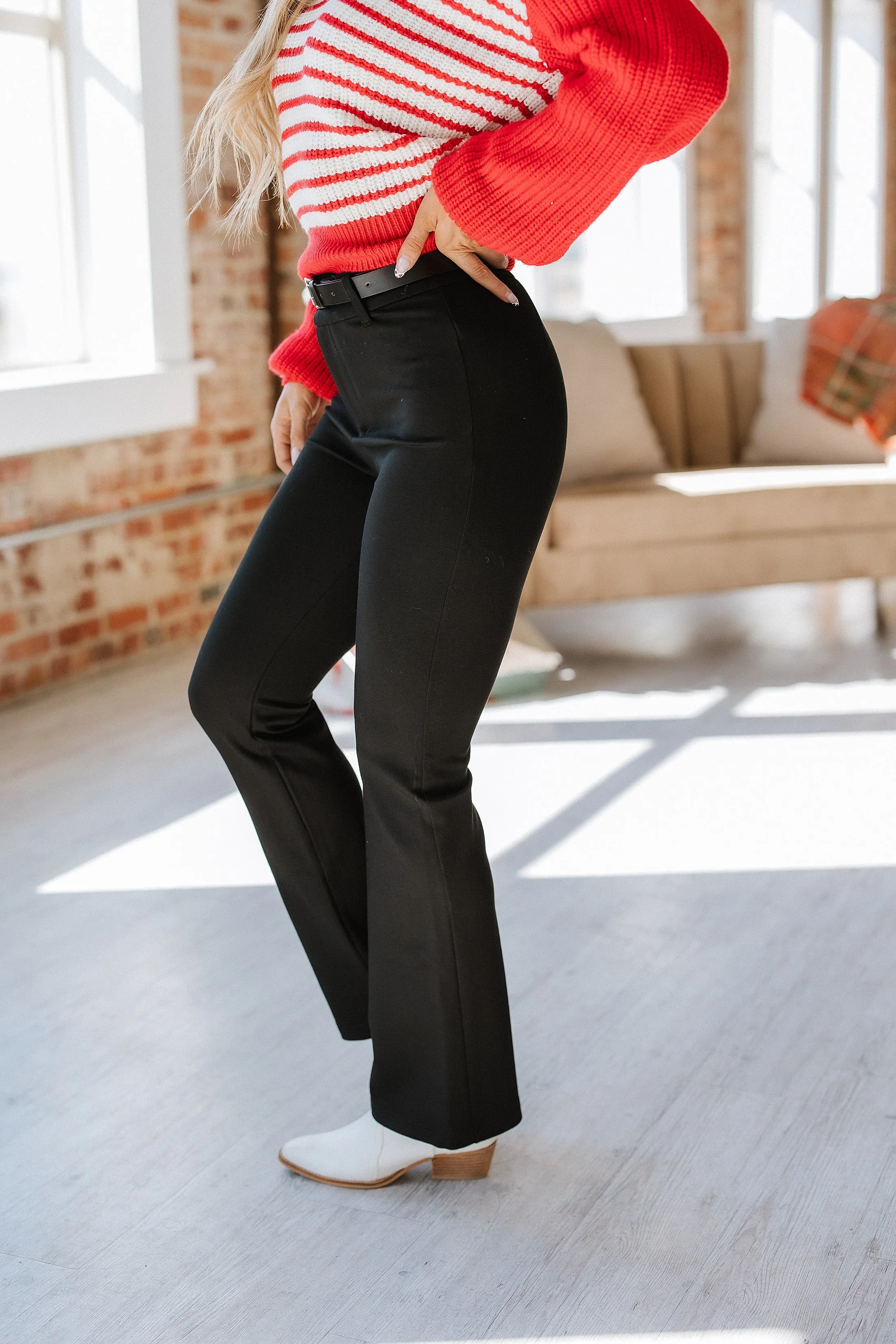 Vicky Flare Ponte Pants