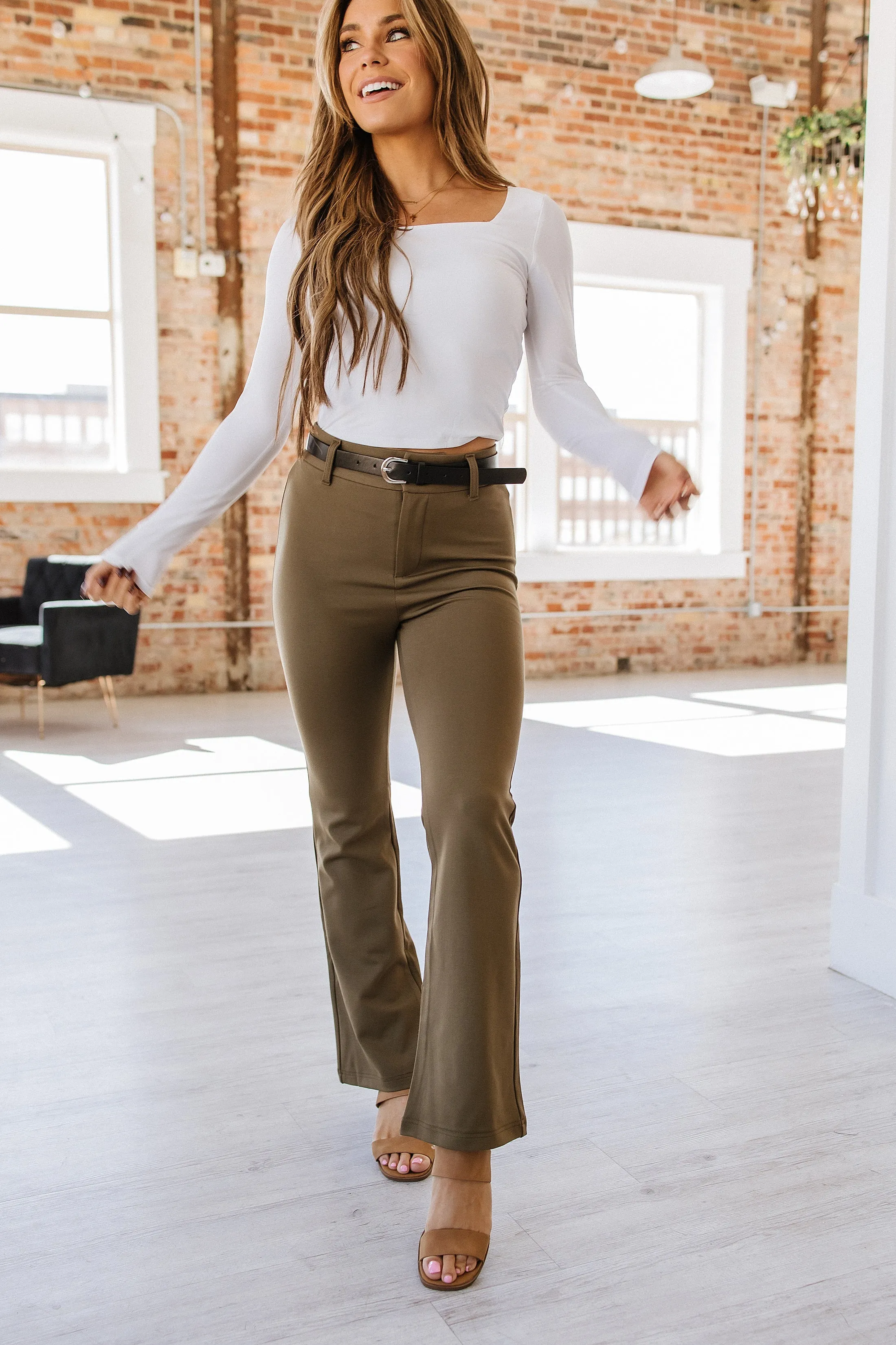 Vicky Flare Ponte Pants