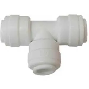 Watts PL-3003 Pipe Tee, 1/4 in, Push-Fit, Plastic :EA: QUANTITY: 1